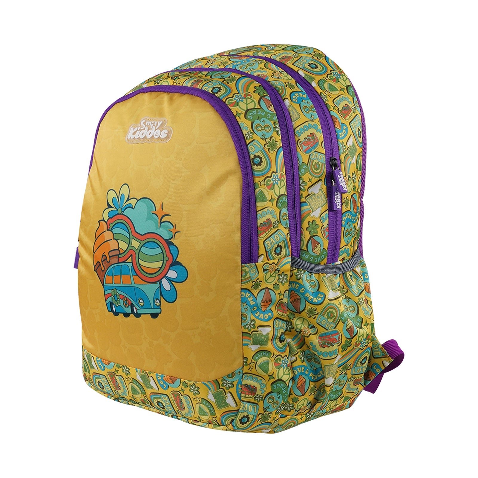 Smily Kiddos Rainbow Cruiser Backpack - Yellow