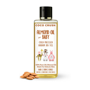 Coco Crush Cold Pressed Almond Oil for Baby Massage - The Mom Store