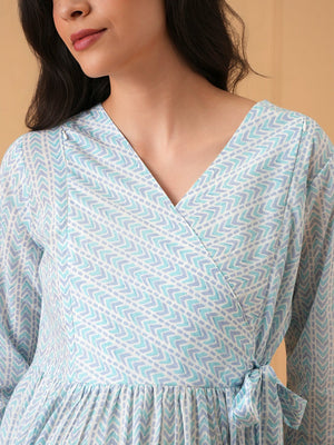 Urban Kaleido Maternity And Nursing Dress - S Maternity Casual Dress