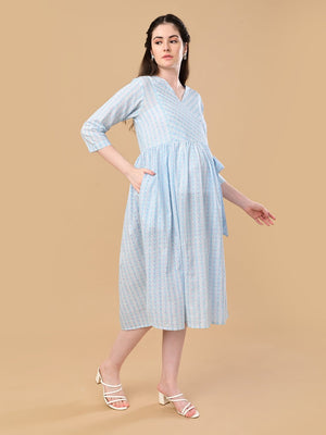 Urban Kaleido Maternity And Nursing Dress - S Maternity Casual Dress