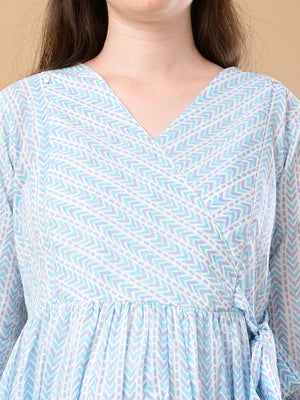 Urban Kaleido Maternity And Nursing Dress - S Maternity Casual Dress