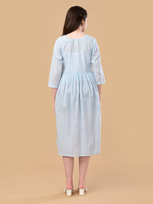 Urban Kaleido Maternity And Nursing Dress - S Maternity Casual Dress