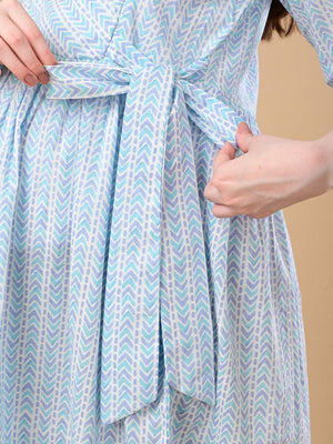 Urban Kaleido Maternity And Nursing Dress - S Maternity Casual Dress