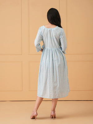 Urban Kaleido Maternity And Nursing Dress - S Maternity Casual Dress