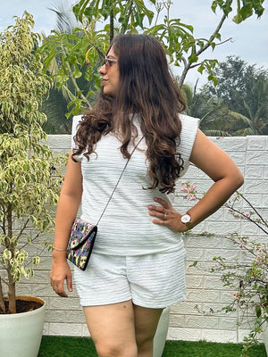 Vanilla Sorbet Co-ord Set - Free-size Women's Co ord Set
