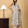 Vasundhara Maternity and Nursing Sleeveless Kurta Set With Dupatta - MEW - SK - VSND - S