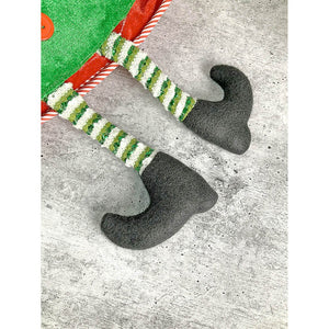 Velvet Glitter Snowman Christmas Stocking, 16 inches - XMAS STOCKINGS