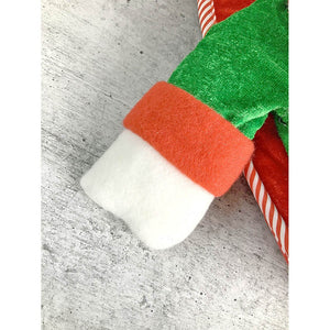 Velvet Glitter Snowman Christmas Stocking, 16 inches - XMAS STOCKINGS
