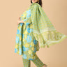 Verdant Ease Maternity and Nursing Kurta Set With Dupatta - MEW - SK - VRDE - S