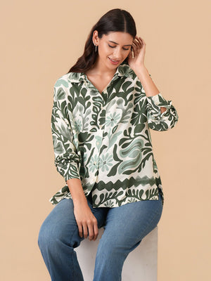 Verde Vista Maternity and Nursing Top - S Maternity and Nursing Tops