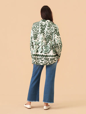 Verde Vista Maternity and Nursing Top - S Maternity and Nursing Tops