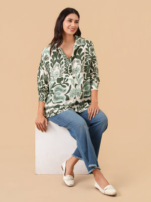 Verde Vista Maternity and Nursing Top - S Maternity and Nursing Tops
