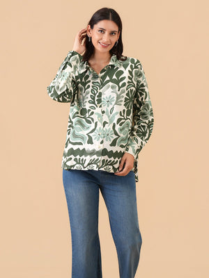 Verde Vista Maternity and Nursing Top - S Maternity and Nursing Tops