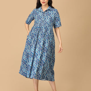 Vibe & Dyes Maternity and Nursing Dress - DRS - SK - VBDY - S