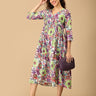 Vibrant Voyage Maternity and Nursing Dress - S Maternity Casual Dress