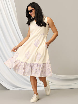 Viola Garden Womens Tier Dress - WDRS - VLGDN - S