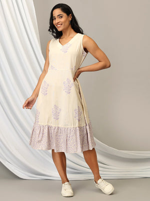 Viola Garden Womens Tier Dress - WDRS - VLGDN - S
