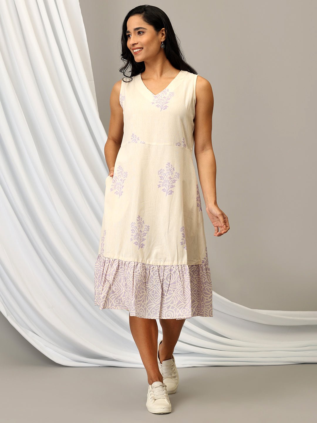 Viola Garden Womens Tier Dress - WDRS - VLGDN - S