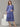 Visionary Blue Tiered Maternity and Nursing Dress - DRS-SD-BLTR-S