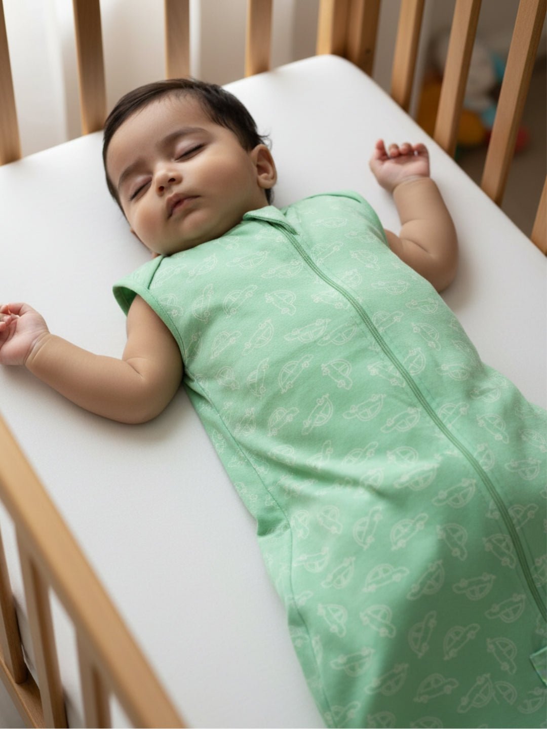 Vroom Vroom Sleeping Bag - 0 - 12 Months Baby Sleeping Bag