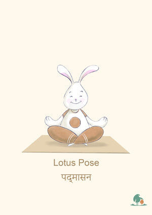 Waddle & Roo Bunny yoga frame - Big Photo Frame