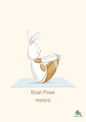 Waddle & Roo Bunny yoga frame - Big Photo Frame