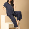 Waffle Walks Maternity and Nursing Pajama Set - NW - SD - WAFW - S