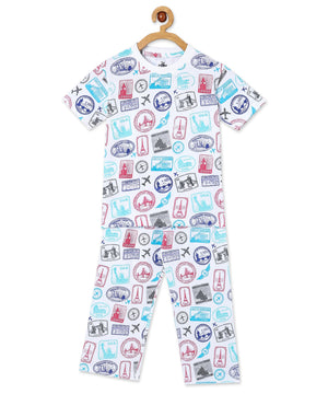 Wander & Wonder Baby and Kids Pajama Nightsuit Set - TPS - AN - WANWD - 0 - 6