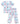 Wander & Wonder Baby and Kids Pajama Nightsuit Set - TPS - AN - WANWD - 0 - 6