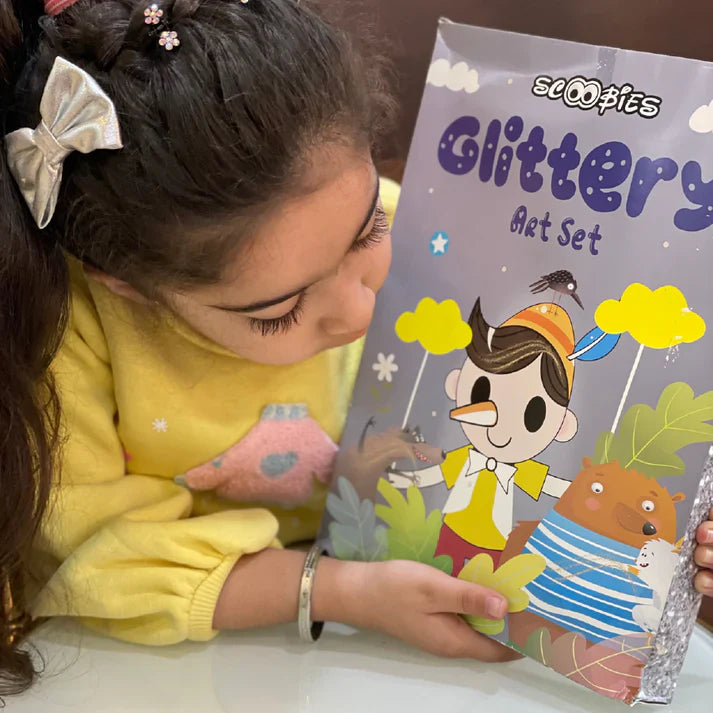 SCOOBIES GLITTERY ART SET (BOYS)