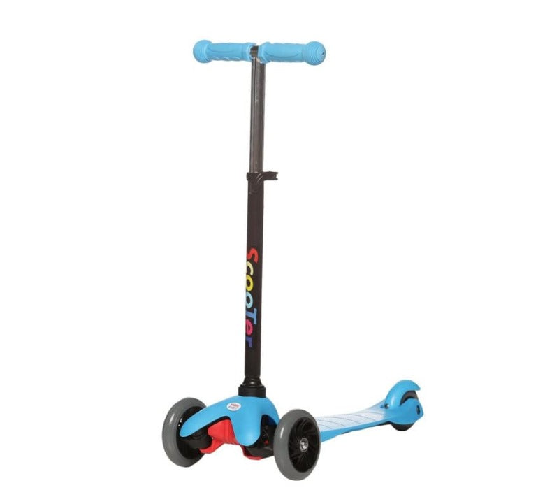 Happy Bear Kick Scooter with 3 Adjustable Height and Rear Brake