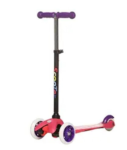 Happy Bear Kick Scooter with 3 Adjustable Height and Rear Brake