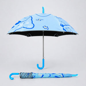 Wheel style Blue Cute Dino Printed UPF 50+ Kids - Umbrella - 5 - 10Y - Monsoon Wear