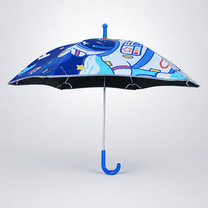 Wheel style Planet Space Astronaut Printed UPF 50+ Kids - Umbrella - 5 - 10Y - Monsoon Wear