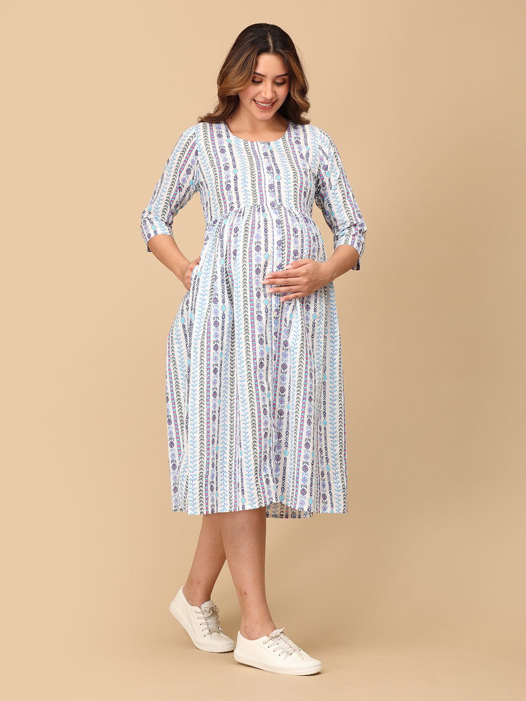 Whiff of Wonder Maternity and Nursing Dress - DRS - SK - WHOWN - S