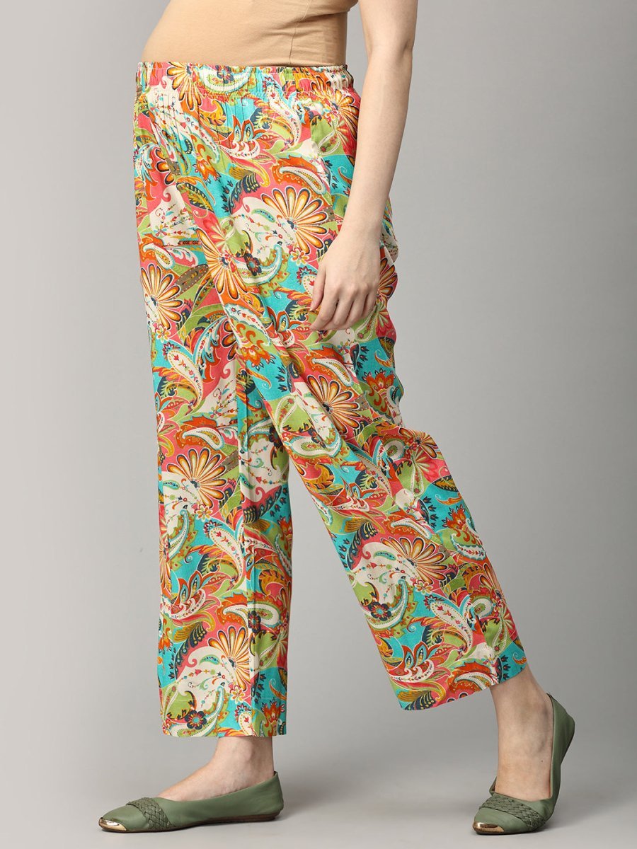 Whimsical Paisley Maternity and Nursing Co ord Set - MEW-SK-WHPS-S