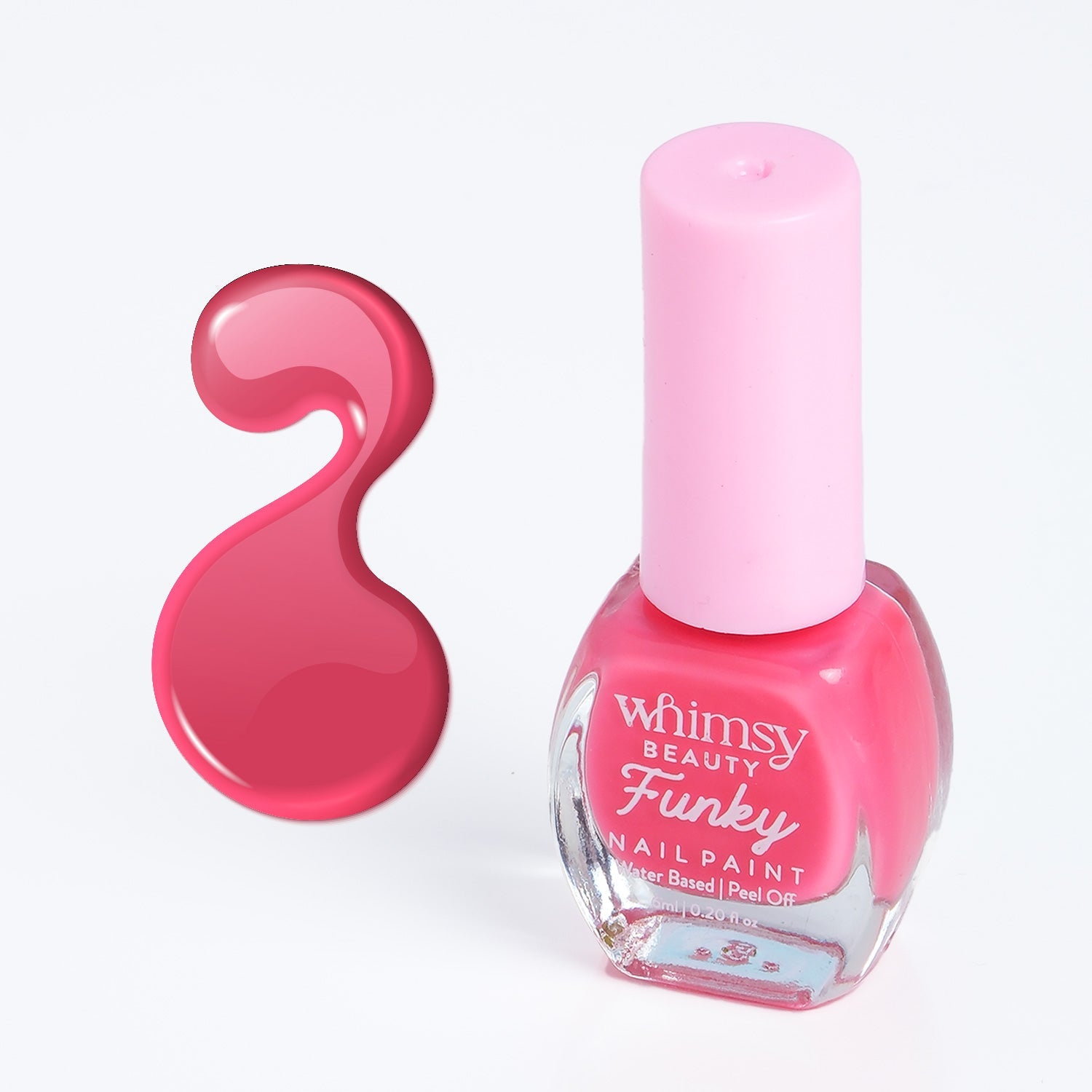 Whimsy Beauty Nail Paint for Girls (Pink) - 6 ml - WH042358