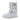 White and Silver Glam Kids Winter Snowboots - Little Surprise BoxWhite and Silver Glam Kids Winter Snowboots