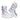 White and Silver Glam Kids Winter Snowboots - Little Surprise BoxWhite and Silver Glam Kids Winter Snowboots