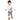 White & Blue strips Elephants Print, 2-3 years Unisex Kids Wear - Little Surprise BoxWhite & Blue strips Elephants Print, 2-3 years Unisex Kids Wear