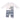 White & Blue strips Elephants Print, 2-3 years Unisex Kids Wear - Little Surprise BoxWhite & Blue strips Elephants Print, 2-3 years Unisex Kids Wear