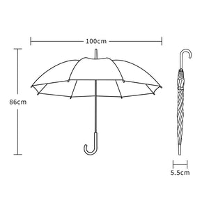 White Holographic Glitter Rain Umbrella for Kids & Adults - Little Surprise BoxWhite Holographic Glitter Rain Umbrella for Kids & Adults
