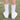 White Santa & Sockings Christmas Themed Ankle Length Socks For Kids - 2 - 4 Years Christmas