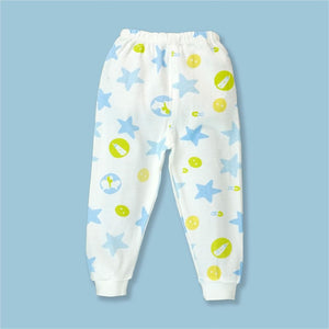 White Star & Bottle Print Full sleeves tops & pants set Unisex Kids Wear - 12 - 18 Months Kids Clothing