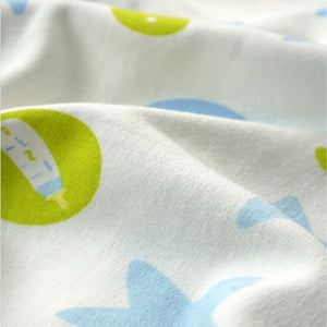 White Star & Bottle Print Full sleeves tops & pants set Unisex Kids Wear - 12 - 18 Months Kids Clothing