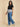 Wide Leg Maternity Denim with Belly Support: Mid Blue - S Maternity Denims