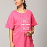 Wife-Mama-Boss Oversized Mumma T shirt - MAT-SC-WFMBO-S