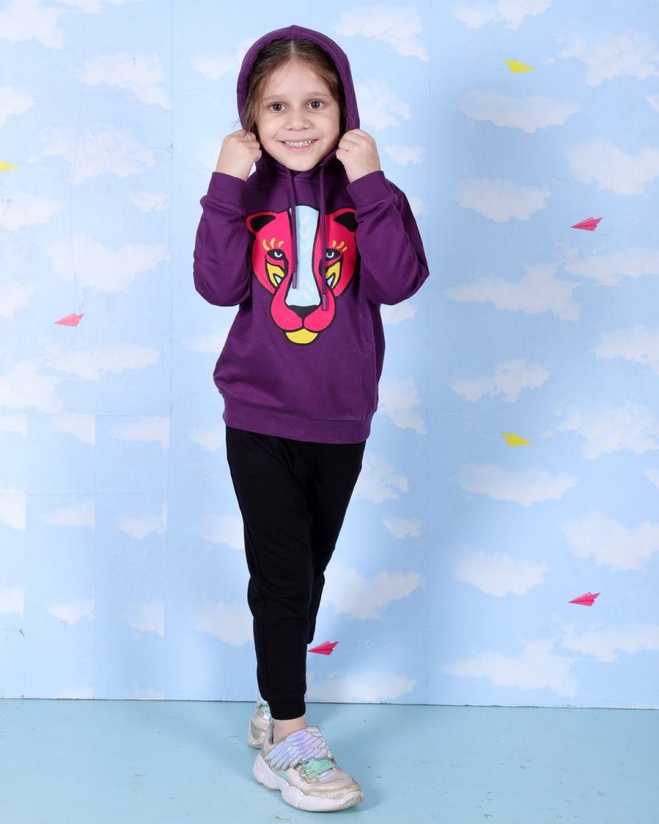Wild Cat Hooded Sweatshirt - KWW-AN-ITSW-0-6