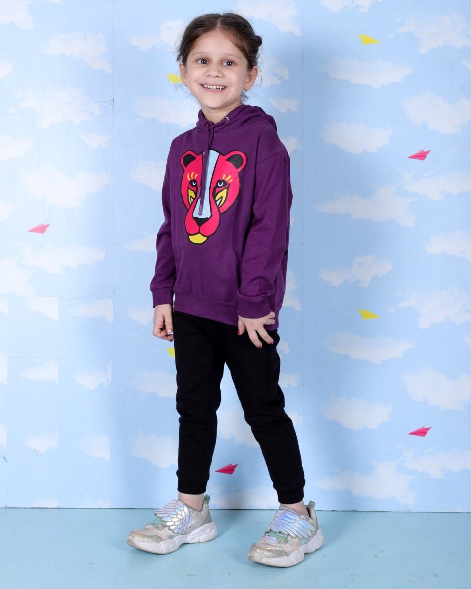 Wild Cat Hooded Sweatshirt - KWW-AN-ITSW-0-6