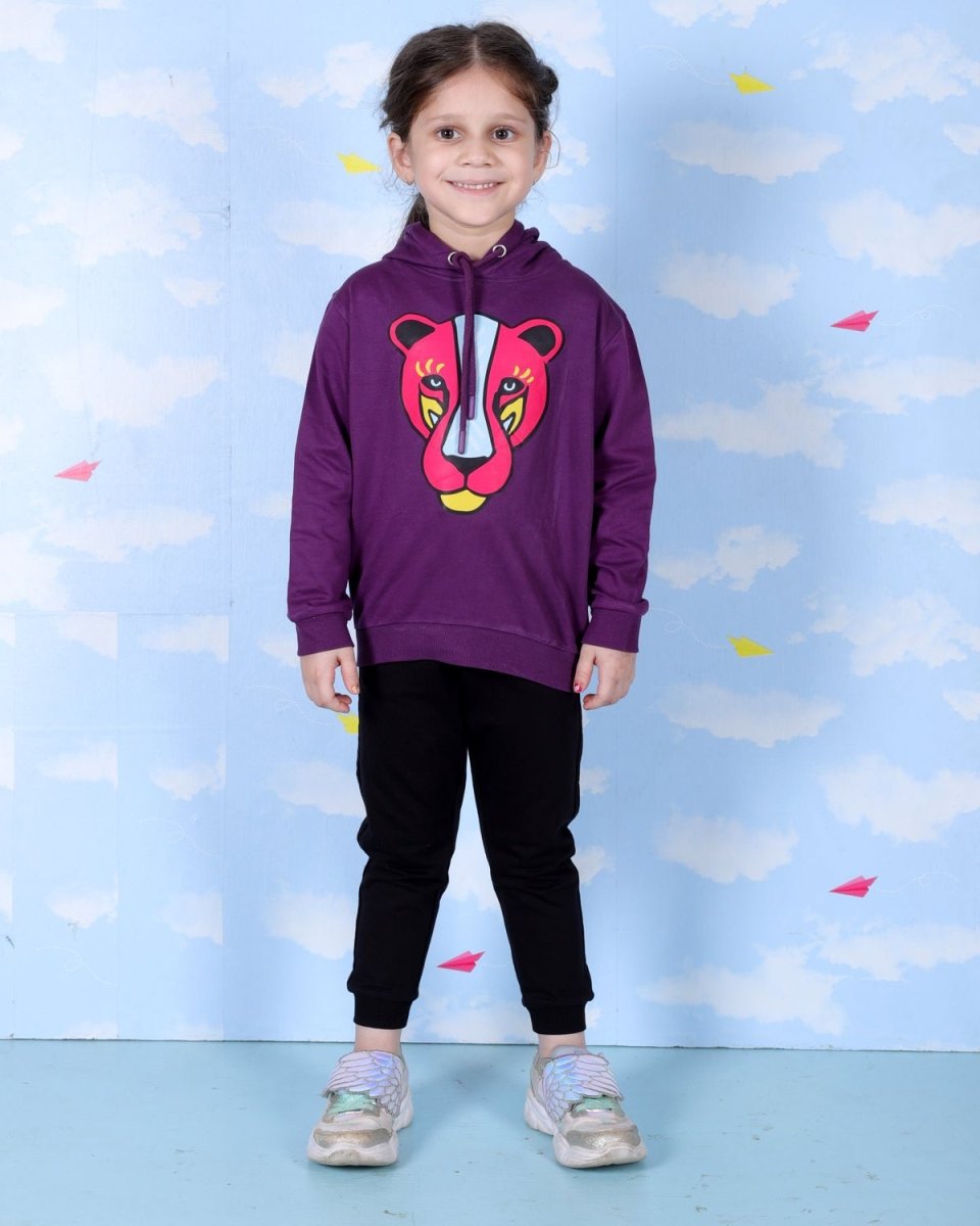 Wild Cat Hooded Sweatshirt - KWW-AN-ITSW-0-6